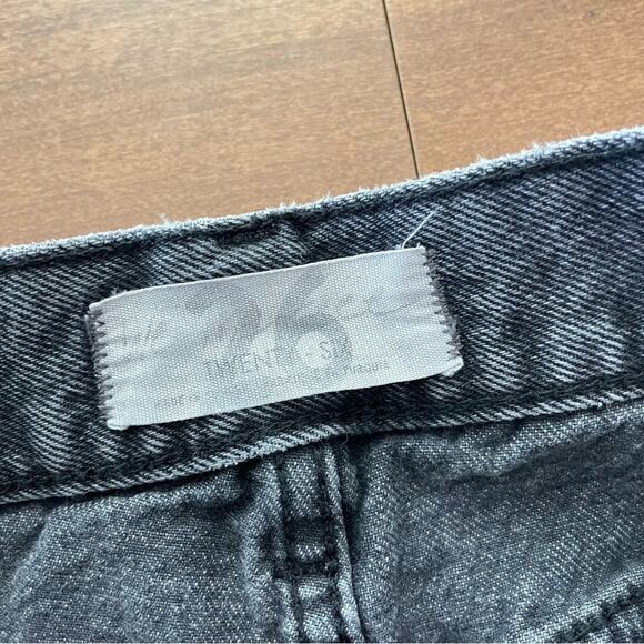 Free People | Women’s We The Free Lasso Jeans Washed Black Distressed Destroyed - Picture 7 of 11